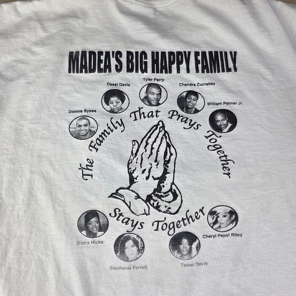 Vintage Tyler Perry Madea’s Family Reunion Shirt Size XL STAINS - Picture 9 of 10
